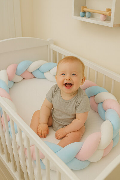 ideal STORE Rico idealSTORE Πλαϊνή Προστασία Προφυλακτήρα για Κούνια, Μήκος 3...