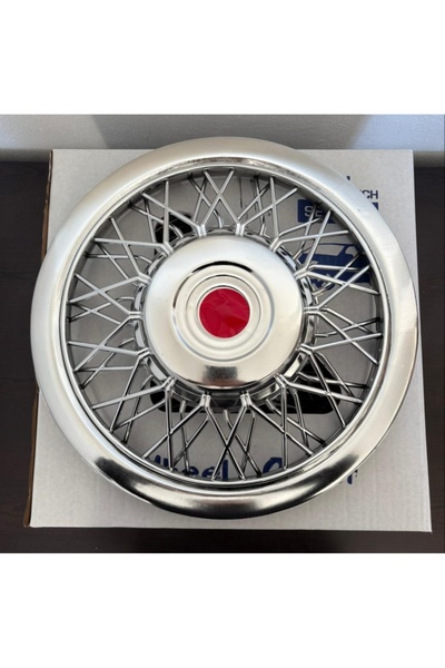 Universal 15"-12"Hyundai/Kia Kamyonetlerle Uyumlu 2 adet 15"inç 2 adet 12"inç Krom Kaplama Telli Jant Kapağı