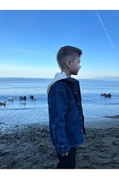 Pollito Τζιν με κουκούλα Παιδικό τζιν παλτό