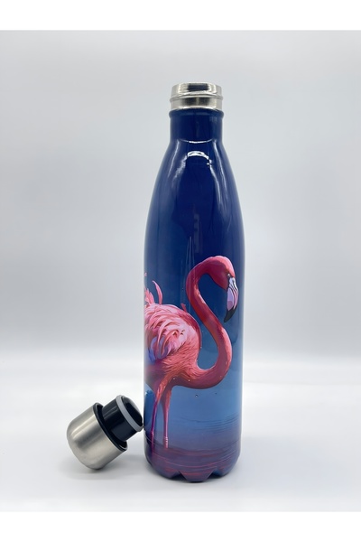OGS Flamingo Edition – Stainless Steel Bottle with Flamingo Design – Cold 24h, Hot 12h