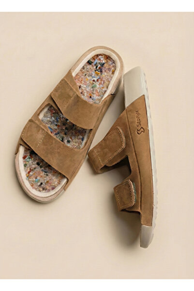 STONYX Doğal (mineral) Taşlı Refleksoloji Etkili Terlik