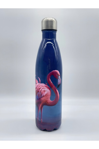 OGS Flamingo Edition – Stainless Steel Bottle with Flamingo Design – Cold 24h, Hot 12h