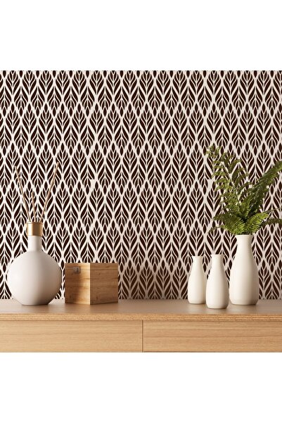 Artikel Geometrik Desen-9 Stencil Boyama şablonu 30x30 cm,Duvar Stencil, Faya...