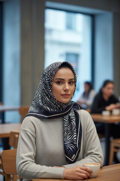 Onur وشاح - منتج جديد، وشاح شتوي من الكشمير في دبي، يحافظ على الدفء، قماش سمي...