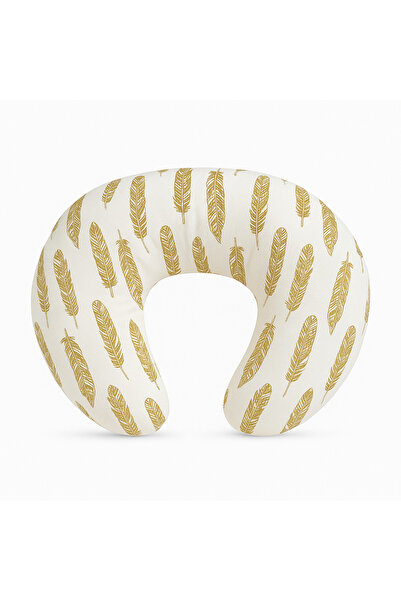 Jaju Baby Μαξιλάρι Θηλασμού με Σχέδιο Χρυσών Φτερών - Μαξιλάρι Στήριξης