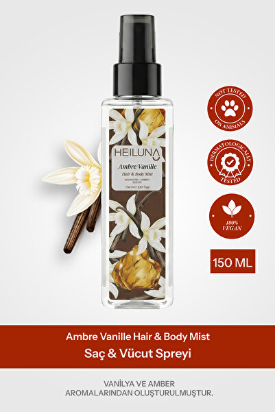 Heiluna Ambre Vanille Saç ve Vücut Spreyi 150 ml