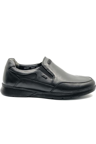 Forelli Weston Genuine Leather Orthopedic Comfort Men's Casual Shoes Black