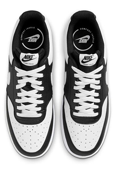 Nike COURT VISION LO NN P - ČERNÁ/BILÁ