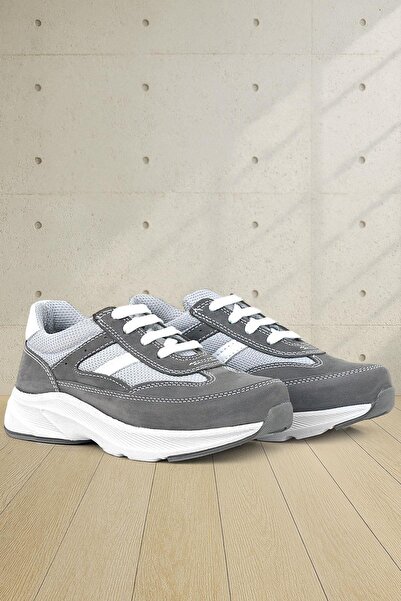 Rakerplus Genuine Leather Anatomical Gray Laced Lightweight Children's Sports...