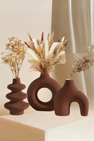 Minima Art Studio İskandinav Tarzı Bohem 12 cm Vazo Pinterest Pampas Vazosu D...