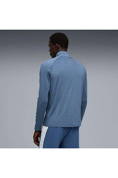 Puma Run Veloty Cldspn 1/4 Zip ?M Men's Blue Running T-Shirt Men's Running T-Shirt 526627