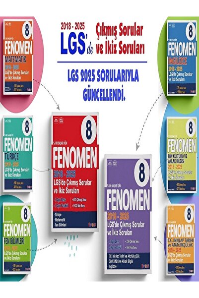 Fenomen Yayıncılık Fenomen 8 Lgs Çıkmış Sorular Ve İkiz Soruları Seti 2018-2026