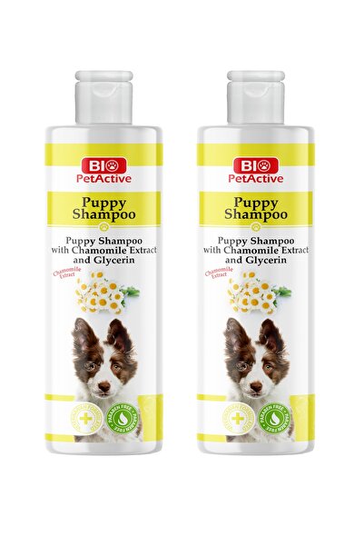 Bio PetActive Puppy Shampoo Papatya Özlü Yavru Köpek Şampuanı 400 ML. X 2 Adet