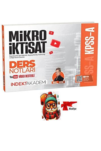 İndeks Akademi 2026 KPSS A Grubu Mikro İktisat Video Ders Notları - Bilge Beyaz