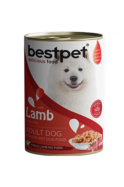 Bestpet Kuzulu Gravy Yetişkin Köpek Konservesi 1 Adet-400 Gr