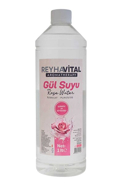 ReyhaVital Gül Suyu 1 LT Yağı Alınmamış İçilebilir Sürülebilir