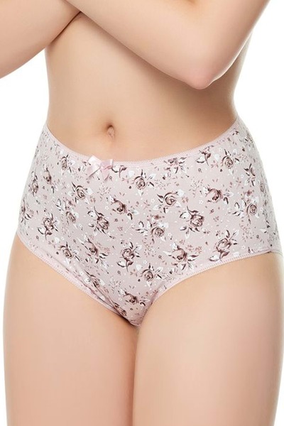 Belinay 0282 Γυναικεία εσώρουχα με ψηλόμεσο μοτίβο 4 τεμαχίων με σχέδιο L