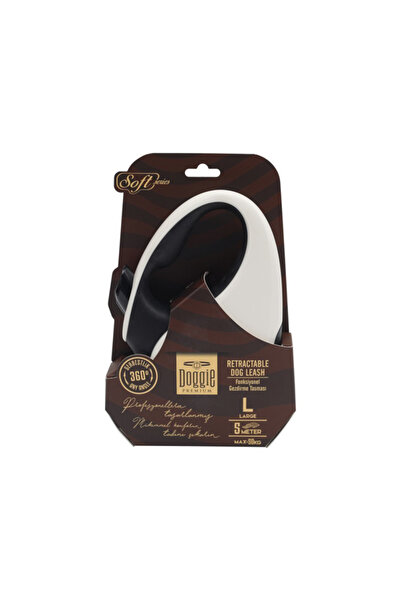 Doggie Soft Automatic Dog Extension Collar Tr-Medium-White-25 kg 5 Mt