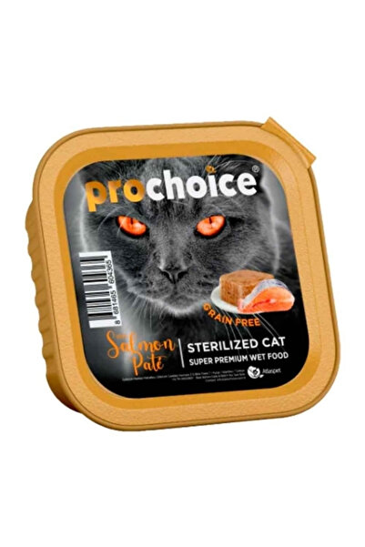ProChoice Pro Choice Somonlu Tahılsız Ezme Kısırlaştırılmış Kedı Konservesi 1...