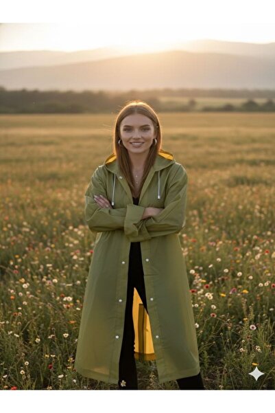 İMEXTECH KHaki Eva FabRic - WaterR and WindpRoof Raincoat