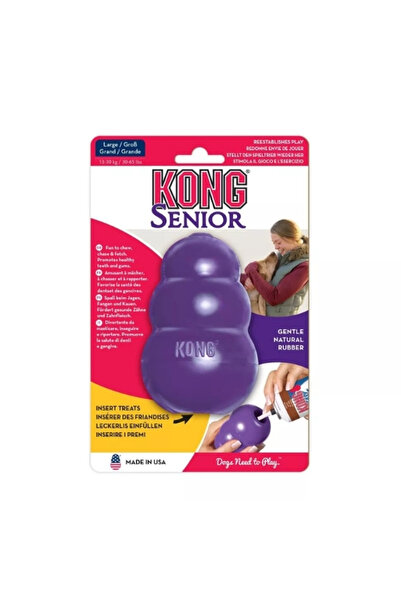 Kong Senior Ödül Hazneli Hafif Yumuşak Yaşlı Köpek Oyuncağı 10,4x7x7 Cm TR-Sm...