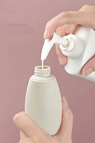 safestore 3 Pieces Multi-Purpose Travel Type Refillable Cream Shampoo Bottle Set Cream Box