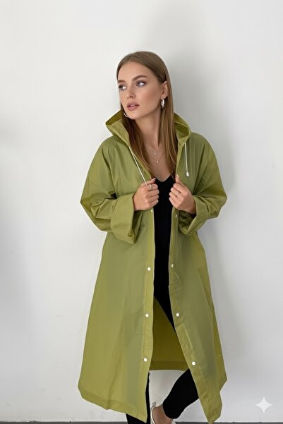 İMEXTECH KHaki Eva FabRic - WaterR and WindpRoof Raincoat