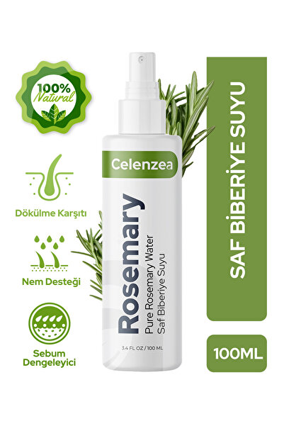 Celenzea Biberiye Suyu Saç Uzamasını ve Saç Sağlığını Destekleyici Tonik Dökü...