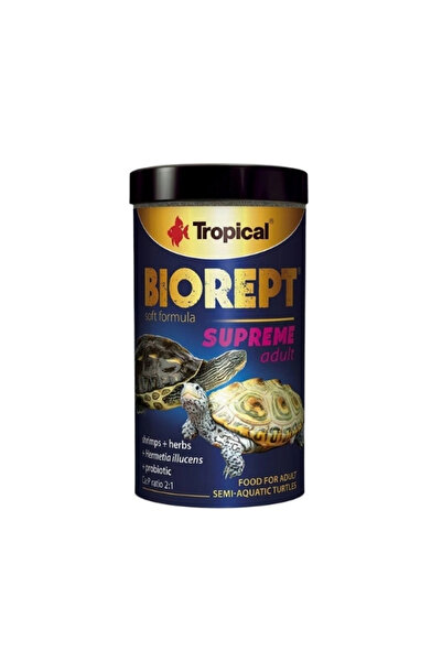 Tropical Biorept Supreme Adult Yetişkin Kaplumbağa Yemi 70 Gr-250 Ml