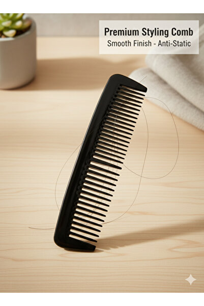 Efsoon Organics Χτένα οστών Κοντή χτένα μαλλιών Δυνατή και υγιή