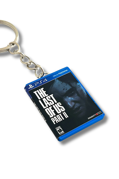 Cosmic Star The Last Of Us Part 2 Minyatür Ps4 Oyun Kutusu Anahtarlık