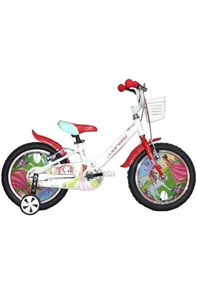 Corelli LOVELY KIZ ÇOCUK BİSİKLETİ V 16 JANT BEYAZ KIRMIZI