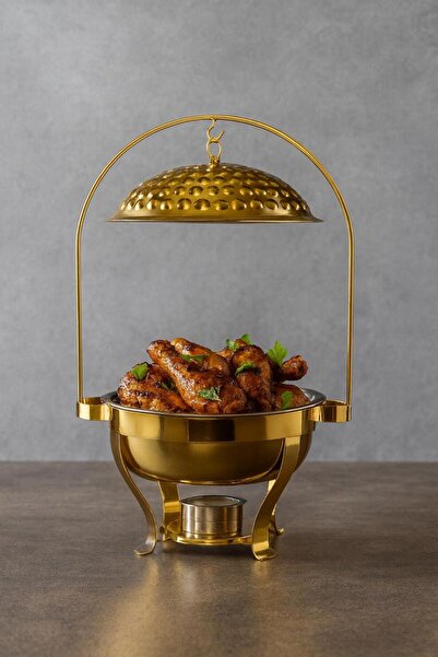 ALMASA سخان بوفية 6 لتر ذهبي فاخر