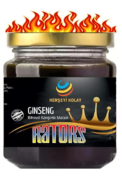 Herşeyi Kolay Kırmızı Kore Ginseng (Panax Ginseng) Ratorss Atom Kuvvetli Macu...