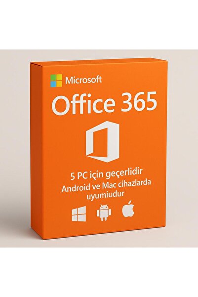 MICROSOFT Office 365 Türkçe-Ofis Hesap Üyeliği | 5 PC