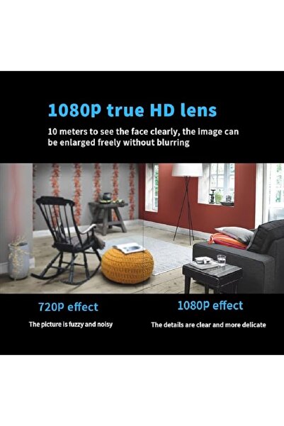 PORKY Mini Camera Spy WiFi X5, Full HD 1080p, Night Vision, Audio si Video, MicroSD