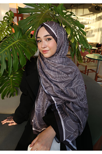 Ms Chose Rose Patterned Soft Cotton Shawl