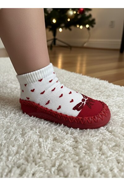 stoks toys Children's Moccasin Socks Booties Slippers - Non-Slip Home & Kinde...
