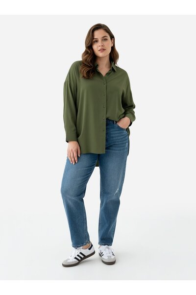 ALİA Τουνίκ Plus Size - Χακί - Alia