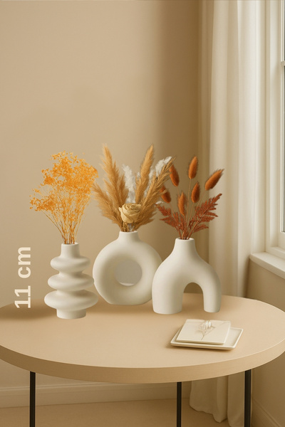 rufhomedesign 3lü 11 Cm İskandinav Tarzı Bohem Vazo Hediyelik Pinterest Pampa...
