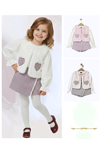 Lunas tekstil Trokombinacija suknje i šortsa Sa prslukom