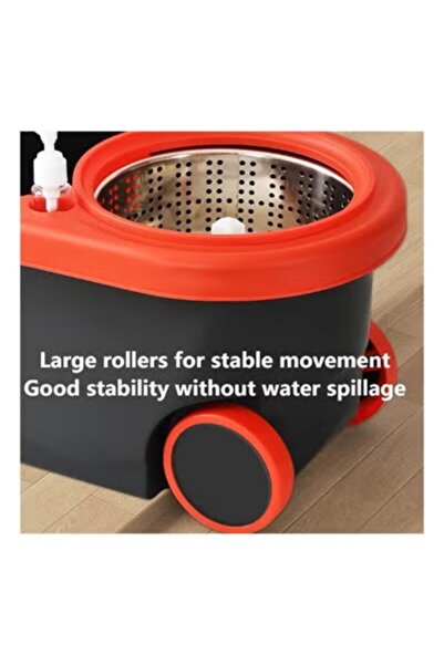 Generic All-in-One Mop and Bucket Set (Includes 2 Mop Heads)