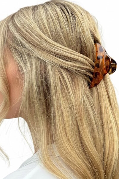 CAŞ DEKORASYON Коричнева пряжка з леопардовим візерунком