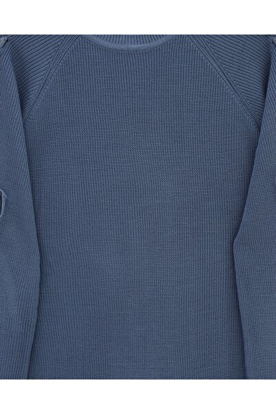 Modamorfo Πλεκτό πλεκτό πλεκτό ρούχο με πλεκτά μαλλιά στους ώμους - Ινδικό