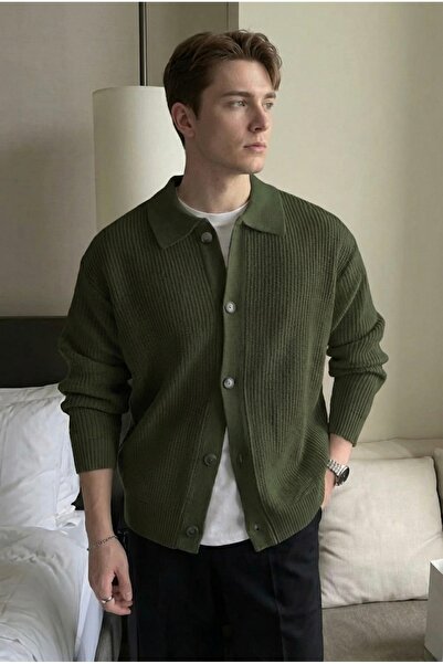 Tarz Cool Ζακέτα με κανονική εφαρμογή με λεπτομέρεια κουμπιού