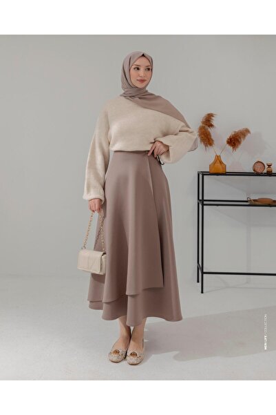 MODA YAN BAĞLAMA DETAYLI SCUBA ETEK