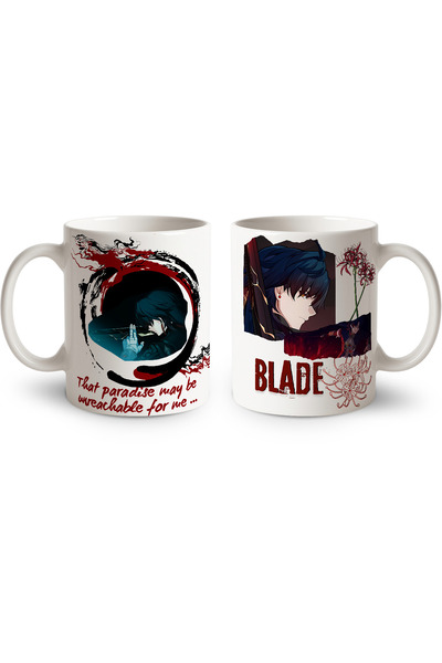 Kupabaskıcısı Honkai Star Rail Blade Porselen Kupa Bardak – Anime Tasarım – Ç...