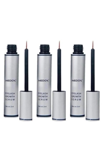 NEDOX 3 قطع من مصل العناية بالحواجب والرموش، وإصلاحها، وتغذيتها، وتقويتها، مض...