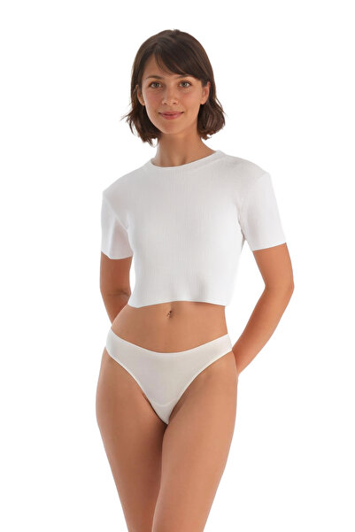 Yohannes Club YohannesClub, femei, chiloți din bumbac basic tanga, pachet de 5, extra moi