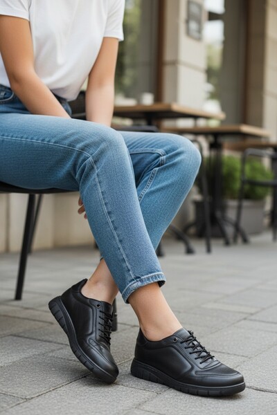 Konfores 1684 Παπούτσια Casual με ανατομική σόλα από γνήσιο δέρμα